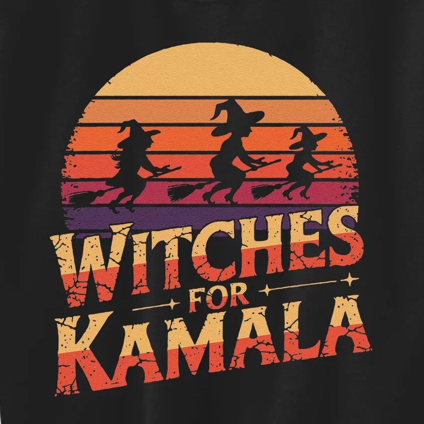 Witches For Kamala Harris Political Election 2024 Kids Sweatshirt