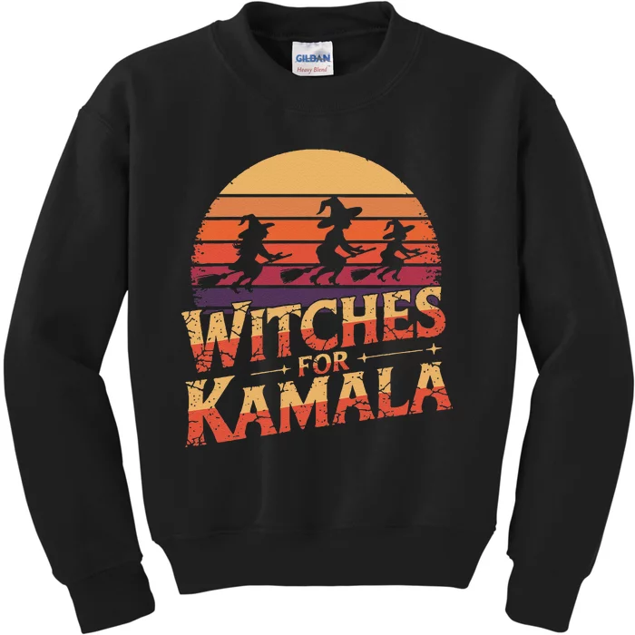 Witches For Kamala Harris Political Election 2024 Kids Sweatshirt