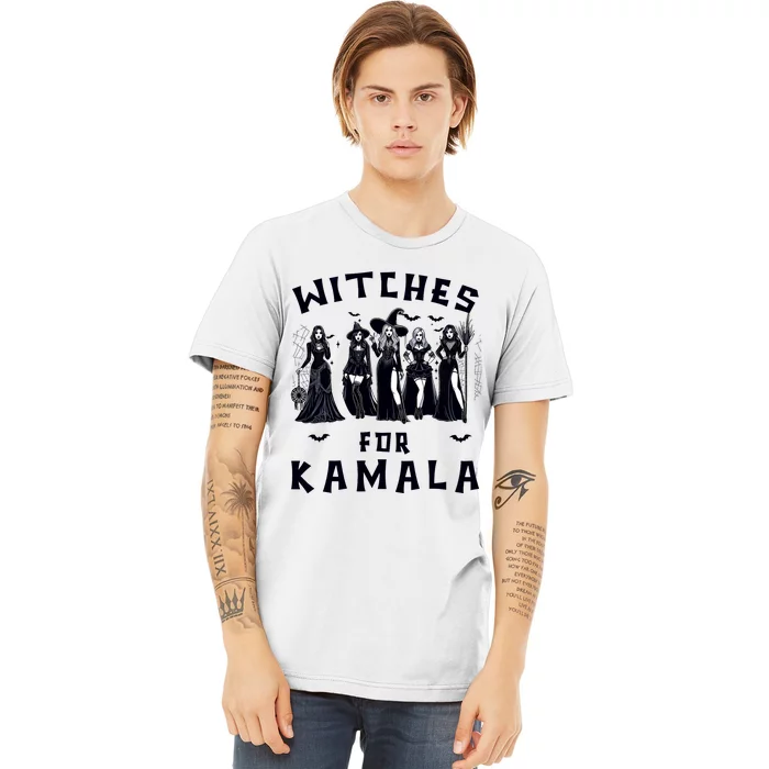 Witches For Kamala Harris Election 2024 Halloween Premium T-Shirt