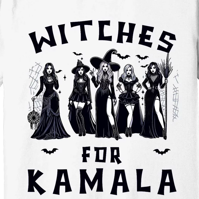 Witches For Kamala Harris Election 2024 Halloween Premium T-Shirt