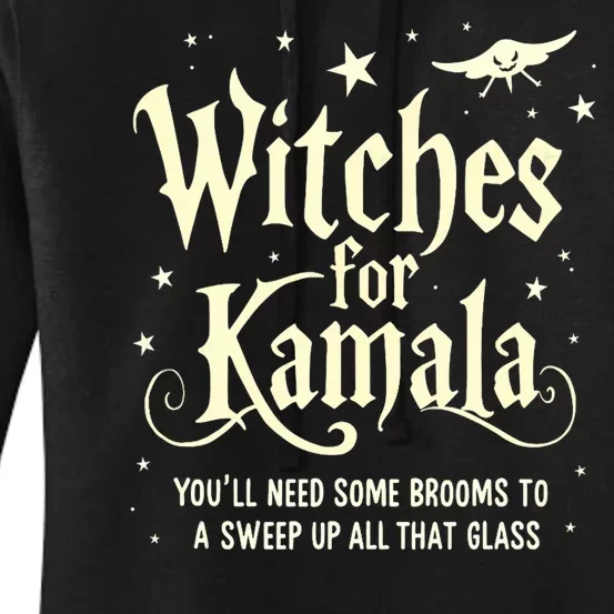 Witches For Kamala Harris Halloween Women's Pullover Hoodie