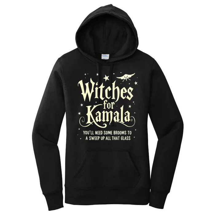 Witches For Kamala Harris Halloween Women's Pullover Hoodie