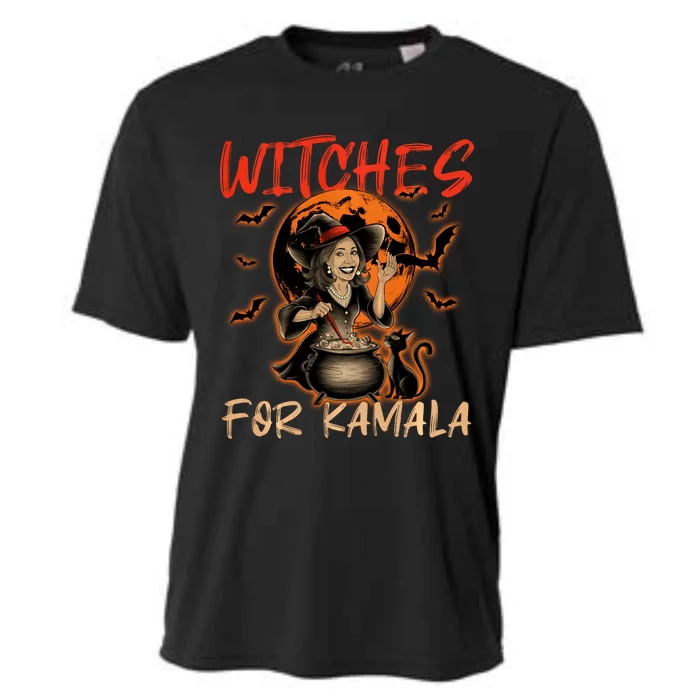 Witches For Kamala Halloween Harris 2024 Cooling Performance Crew T-Shirt