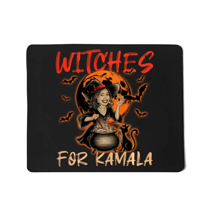 Witches For Kamala Halloween Harris 2024 Mousepad