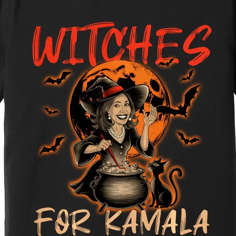 Witches For Kamala Halloween Harris 2024 Premium T-Shirt