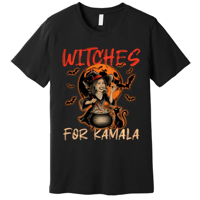 Witches For Kamala Halloween Harris 2024 Premium T-Shirt