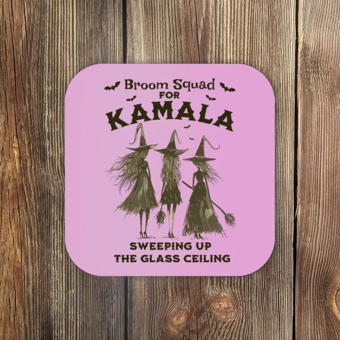 Witches For Kamala Halloween Witch Coaster