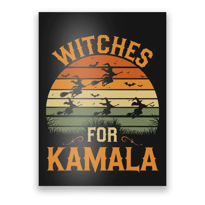 Witches For Kamala Harris Political Election 2024 Poster