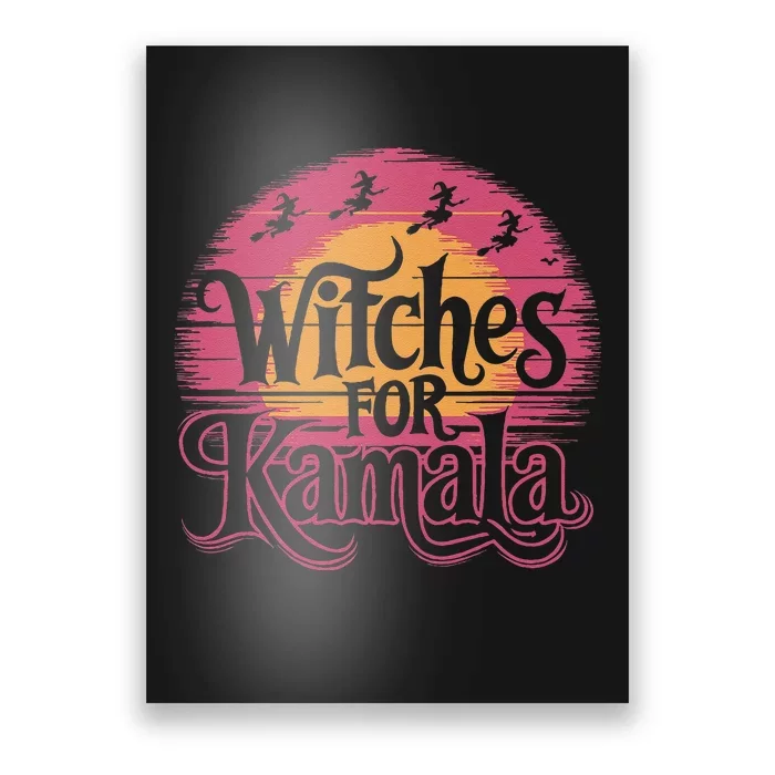 Witches For Kamala Harris Political Election 2024 Poster