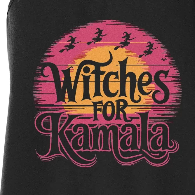 Witches For Kamala Harris Political Election 2024 Women's Racerback Tank