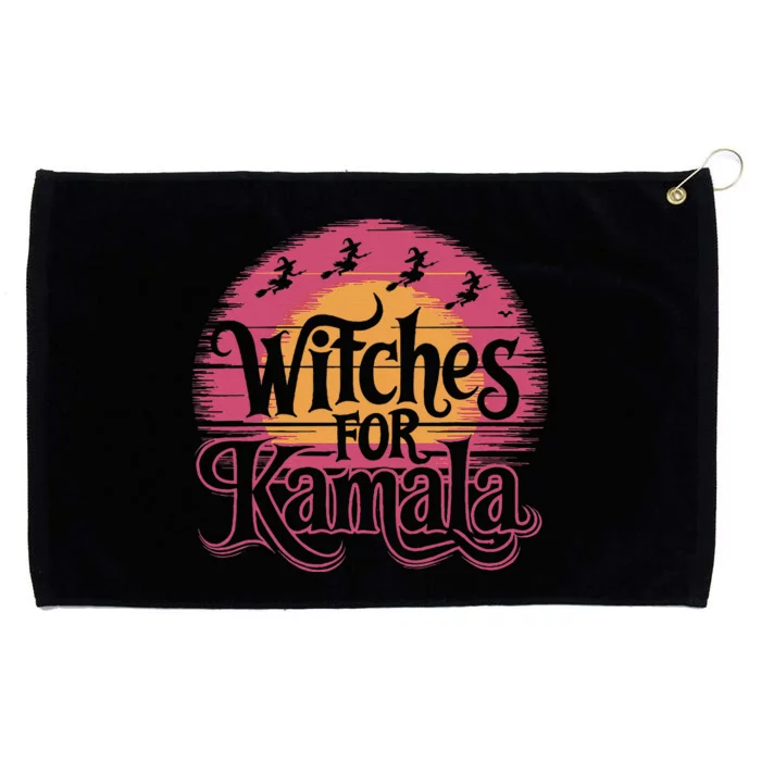 Witches For Kamala Harris Political Election 2024 Grommeted Golf Towel