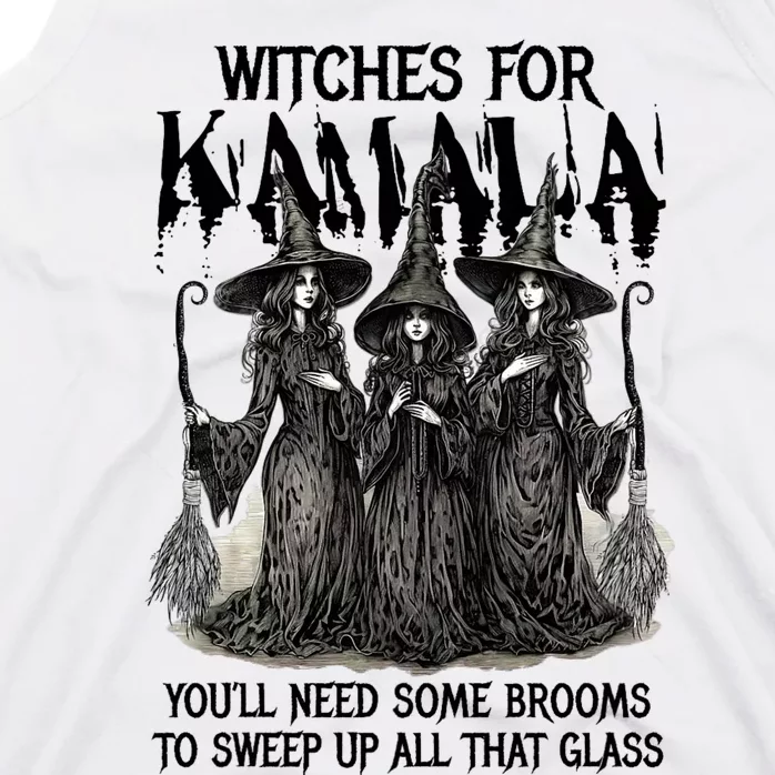 Witches For Kamala YouLl Need Some Brooms To Sweep Up All Tank Top