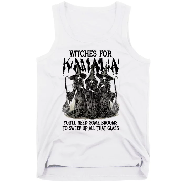 Witches For Kamala YouLl Need Some Brooms To Sweep Up All Tank Top