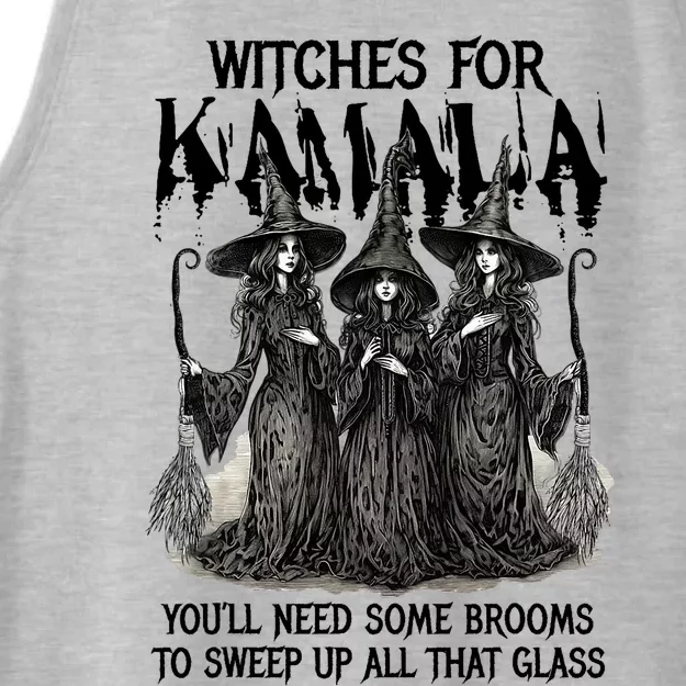 Witches For Kamala YouLl Need Some Brooms To Sweep Up All Ladies Tri-Blend Wicking Tank