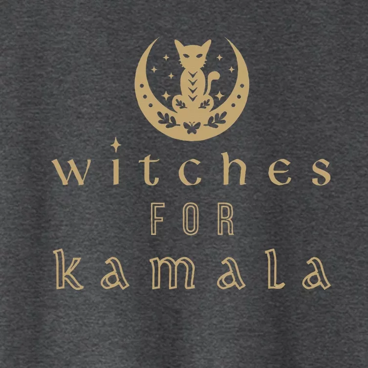 Witches For Kamala Harris Madam President Halloween Women's Crop Top Tee