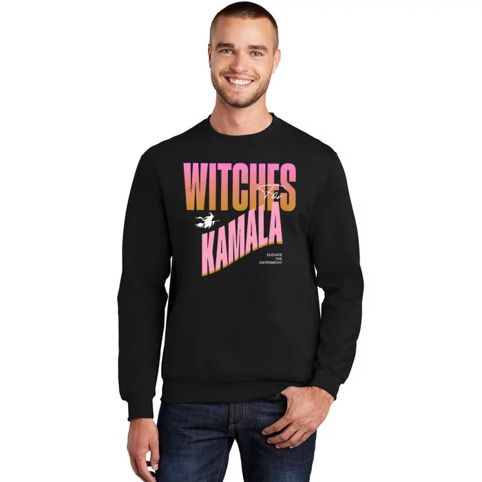 Witches For Kamala Funny Halloween 2024 Tall Sweatshirt