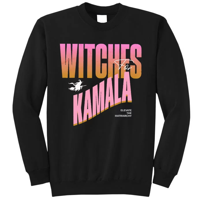 Witches For Kamala Funny Halloween 2024 Tall Sweatshirt