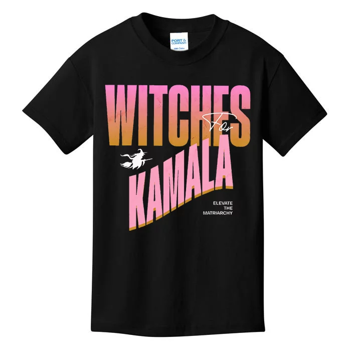 Witches For Kamala Funny Halloween 2024 Kids T-Shirt