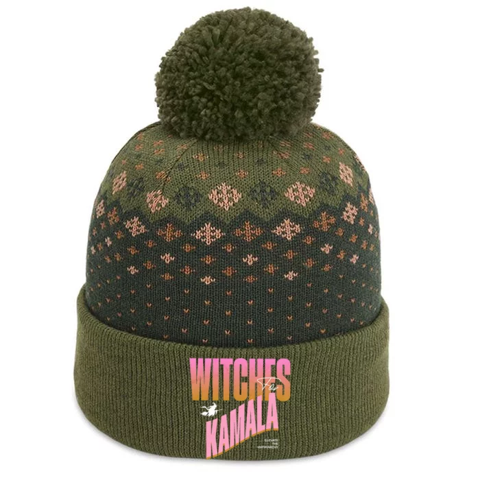 Witches For Kamala Halloween 2024 The Baniff Cuffed Pom Beanie