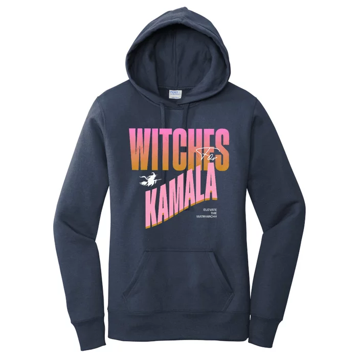 Witches For Kamala Halloween 2024 Women's Pullover Hoodie