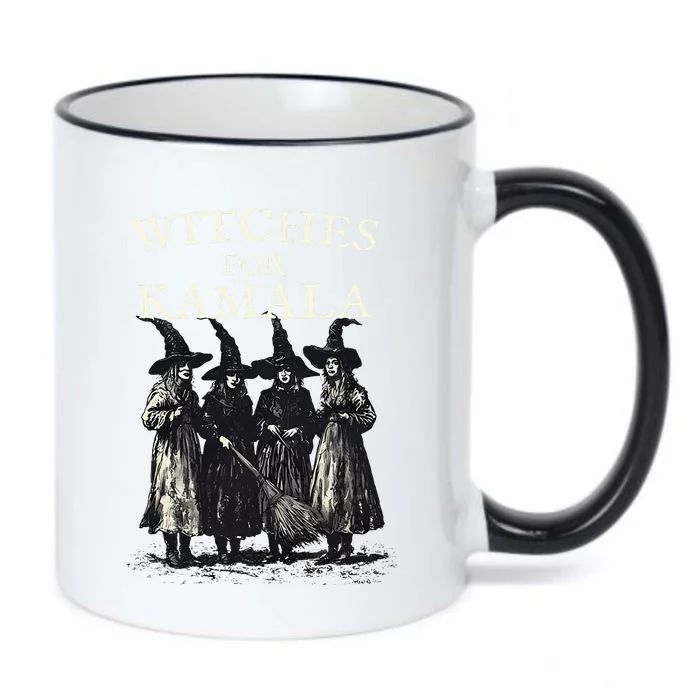 Witches For Kamala Feminist Political Election Halloween Black Color Changing Mug