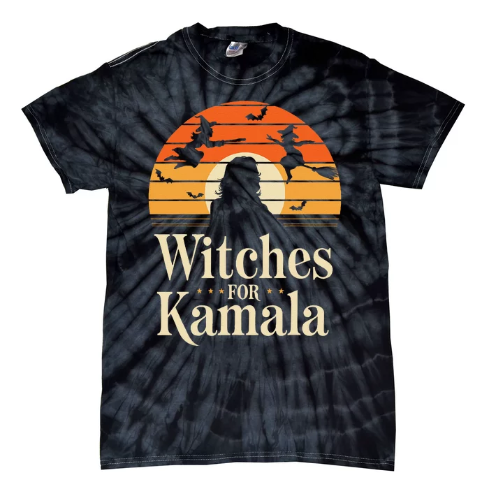 Witches For Kamala Harris Political Election 2024 Tie-Dye T-Shirt