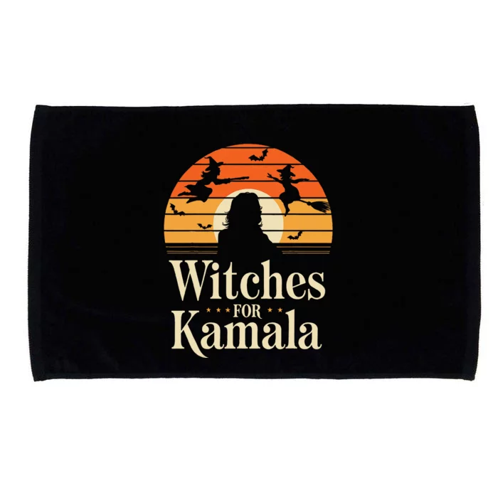 Witches For Kamala Harris Political Election 2024 Microfiber Hand Towel