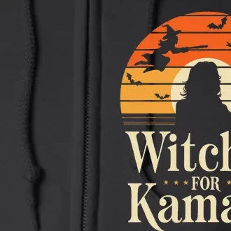 Witches For Kamala Harris Political Election 2024 Full Zip Hoodie