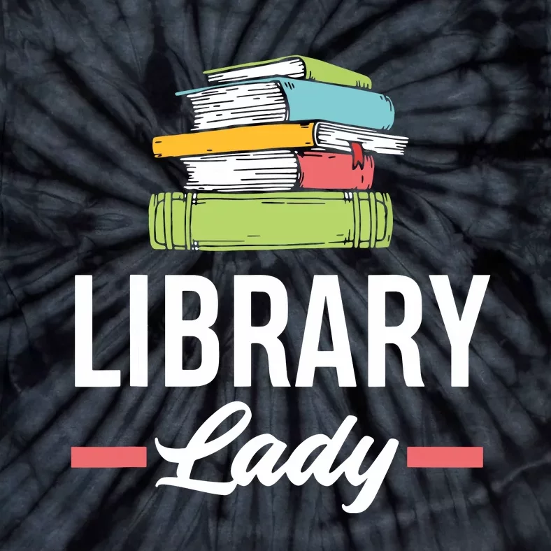 Women Funny Library Lady Librarian Library Assistant Tie-Dye T-Shirt