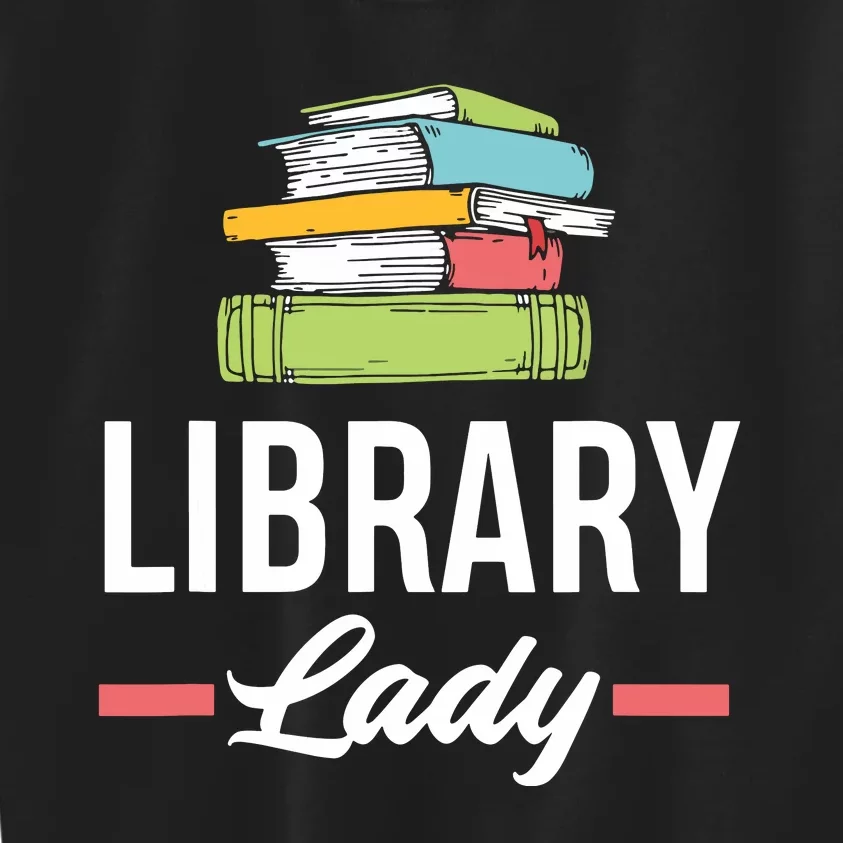 Women Funny Library Lady Librarian Library Assistant Kids Sweatshirt