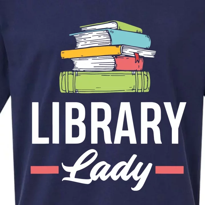 Women Funny Library Lady Librarian Library Assistant Sueded Cloud Jersey T-Shirt