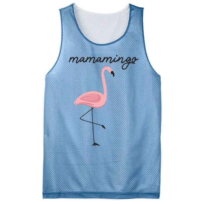 Wo Flamingo Mom Mamamingo Party Mothers Day VNeck Mesh Reversible Basketball Jersey Tank