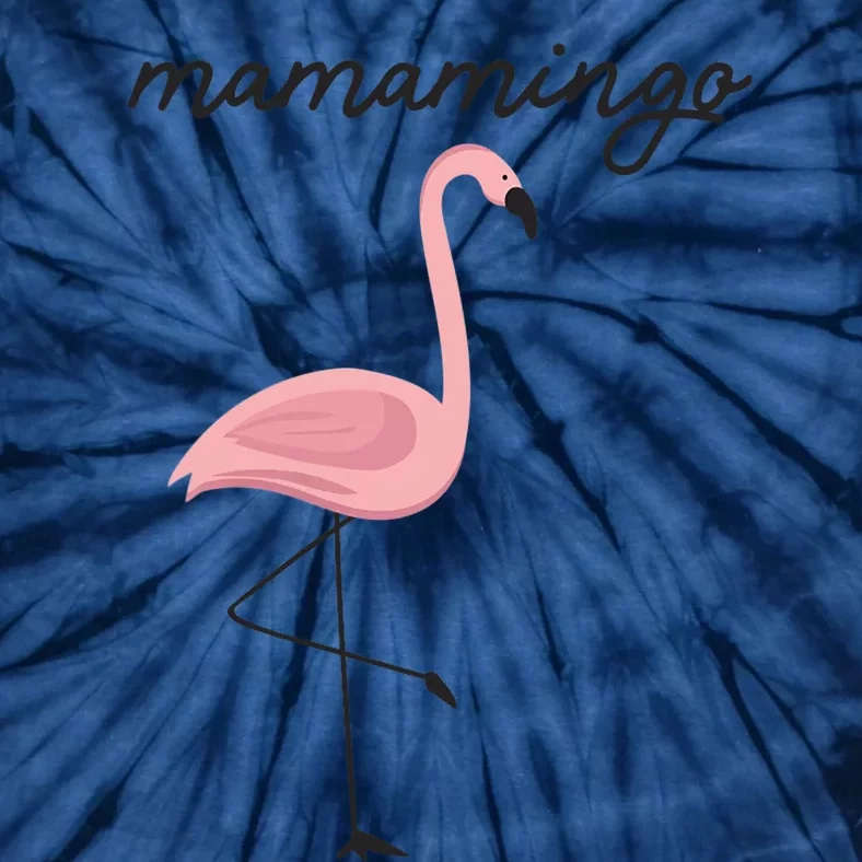 Wo Flamingo Mom Mamamingo Party Mothers Day VNeck Tie-Dye T-Shirt