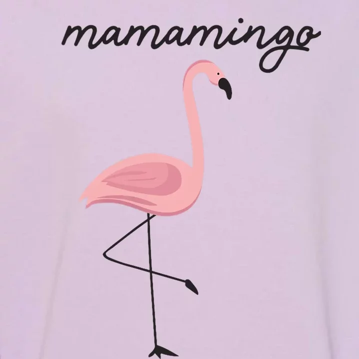 Wo Flamingo Mom Mamamingo Party Mothers Day VNeck Garment-Dyed Sweatshirt