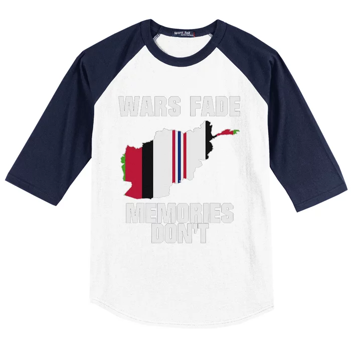 Wars Fade Memories DonT Afghanistan Baseball Sleeve Shirt