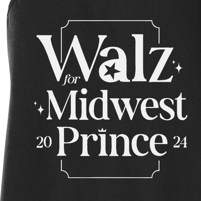 Walz For Midwest Prince Women's Racerback Tank