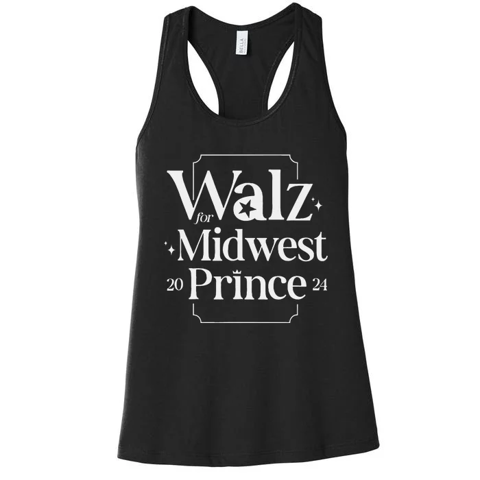 Walz For Midwest Prince Women's Racerback Tank