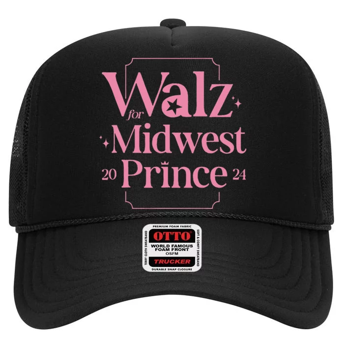 Walz For Midwest Prince High Crown Mesh Trucker Hat