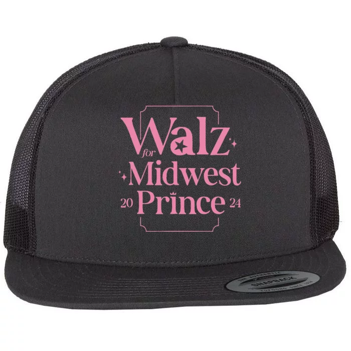 Walz For Midwest Prince Flat Bill Trucker Hat