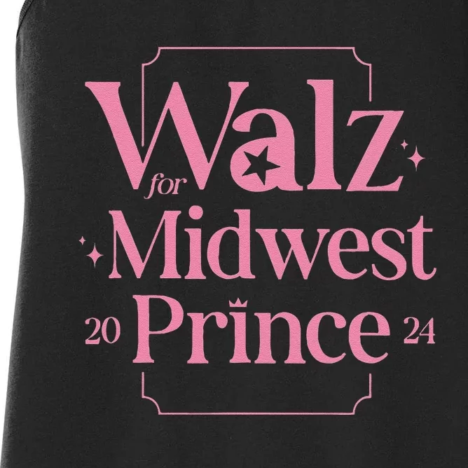 Walz For Midwest Prince Women's Racerback Tank