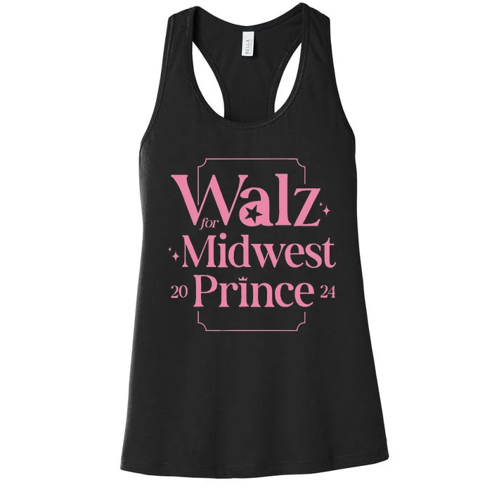 Walz For Midwest Prince Women's Racerback Tank