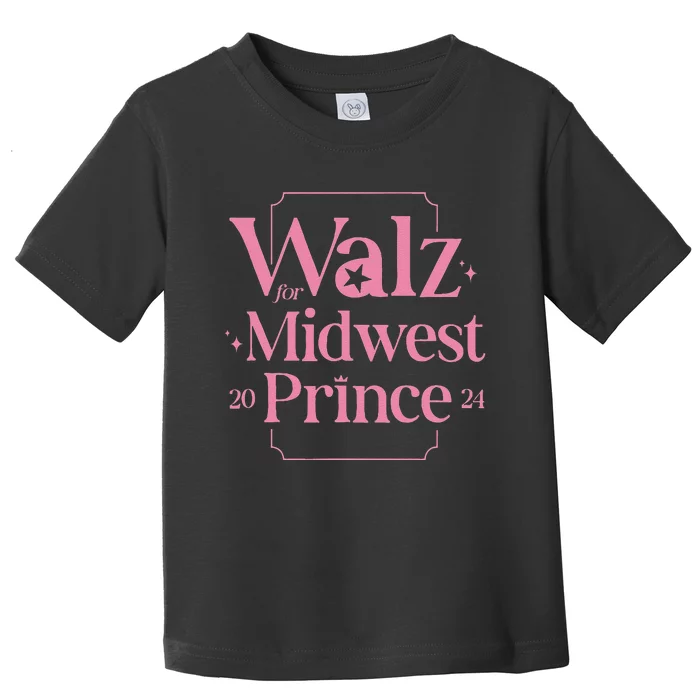 Walz For Midwest Prince Toddler T-Shirt