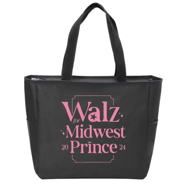 Walz For Midwest Prince Zip Tote Bag