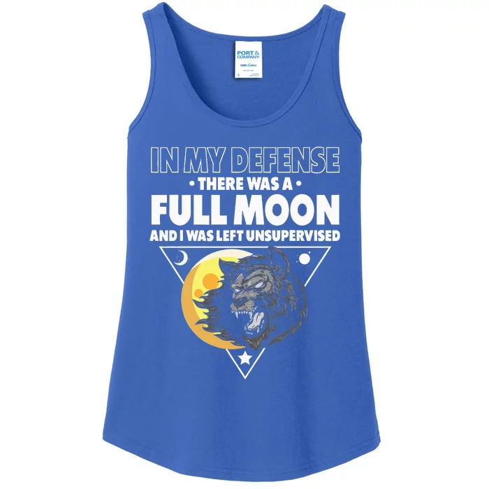 Werewolf Full Moon Werewolf Ladies Essential Tank