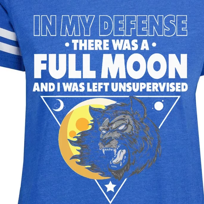 Werewolf Full Moon Werewolf Enza Ladies Jersey Football T-Shirt