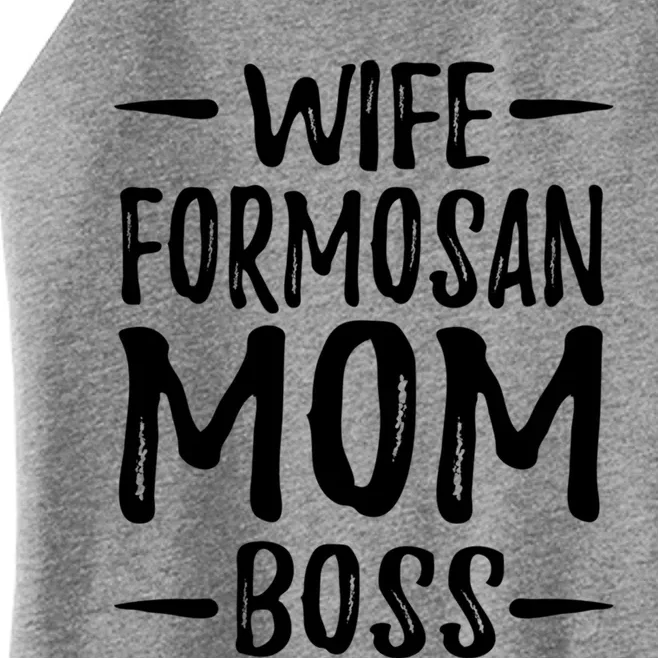 Wife Formosan Mom Boss Funny Dog Mom Gift Idea Gift Women’s Perfect Tri Rocker Tank