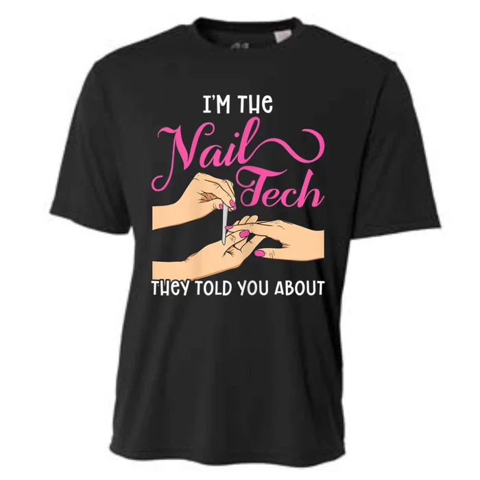 Womens Funny Manicurist Pedicurist For Nail Artists And Beauticians Cooling Performance Crew T-Shirt