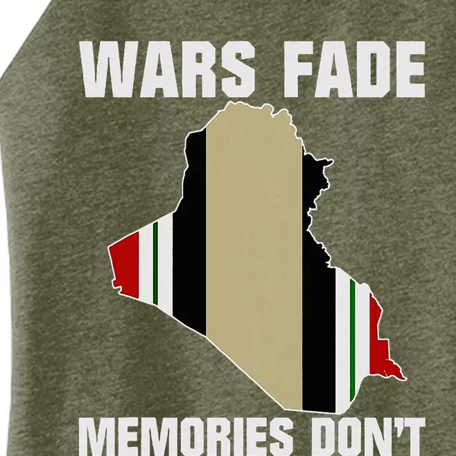 Wars Fade Memories DonT Iraq Women’s Perfect Tri Rocker Tank