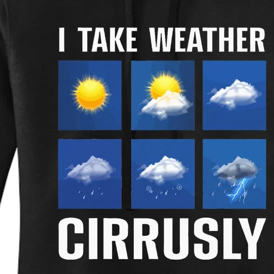 Weather Forecast Meteorologist Cute and Engaging Women's Pullover Hoodie