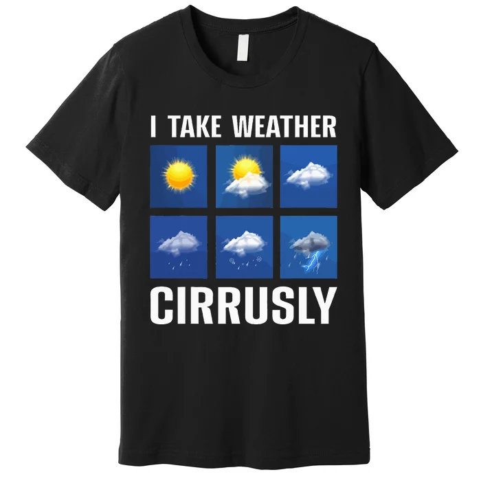 Weather Forecast Meteorologist Cute and Engaging Premium T-Shirt